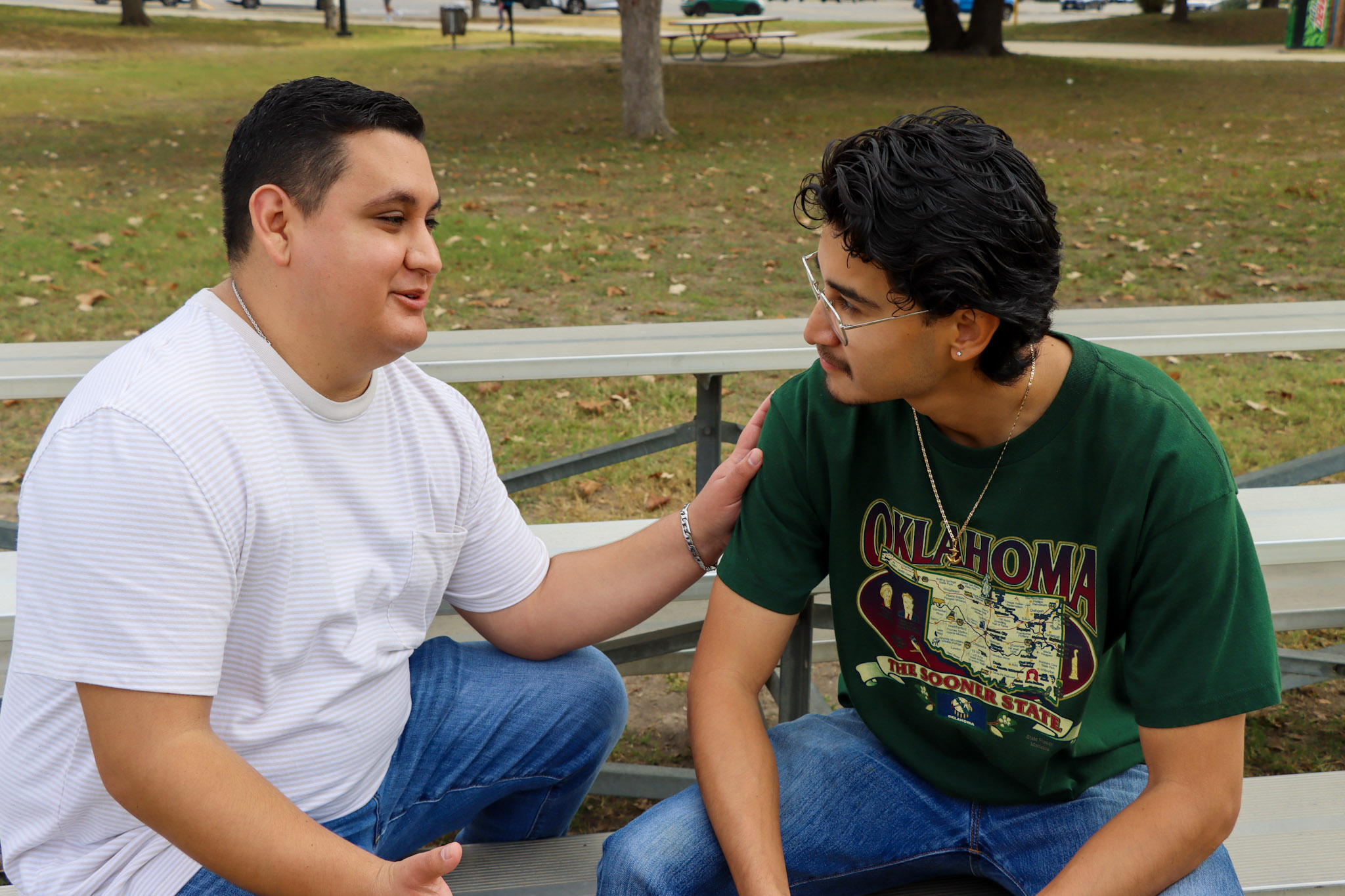 friend showing support